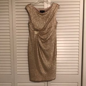 Shimmer Gold Dress